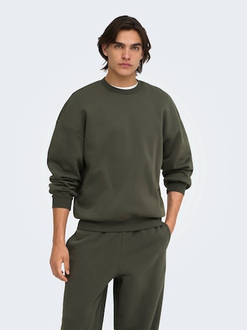 Only & Sons - Sudadera 'ONSCeres' en verde: frente