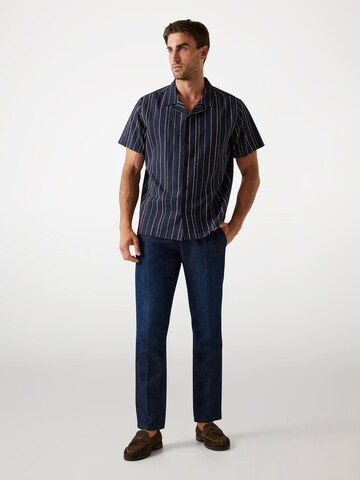 GUESS Regular Fit Hemd in Blau