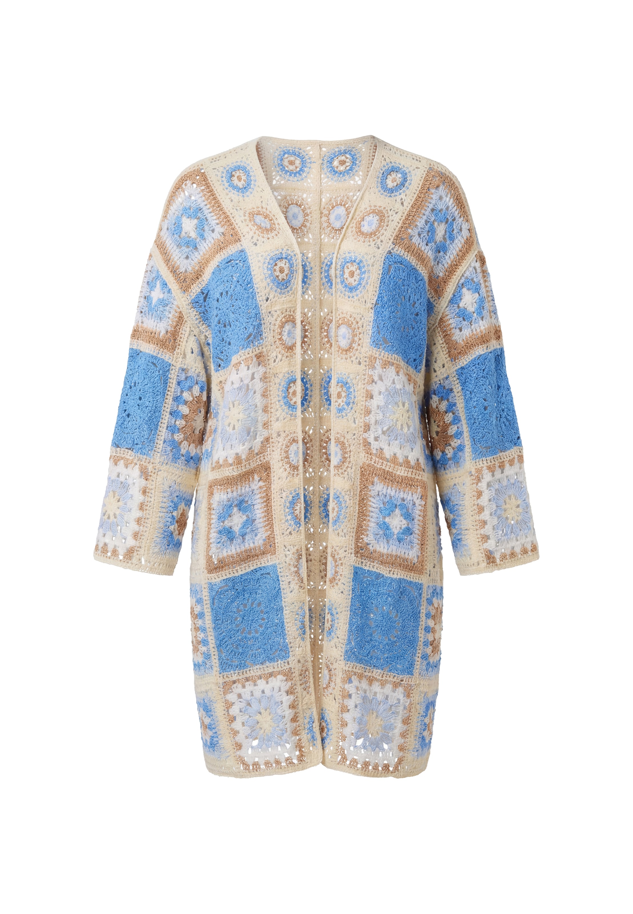 IZIA - Kimono en beige: frente