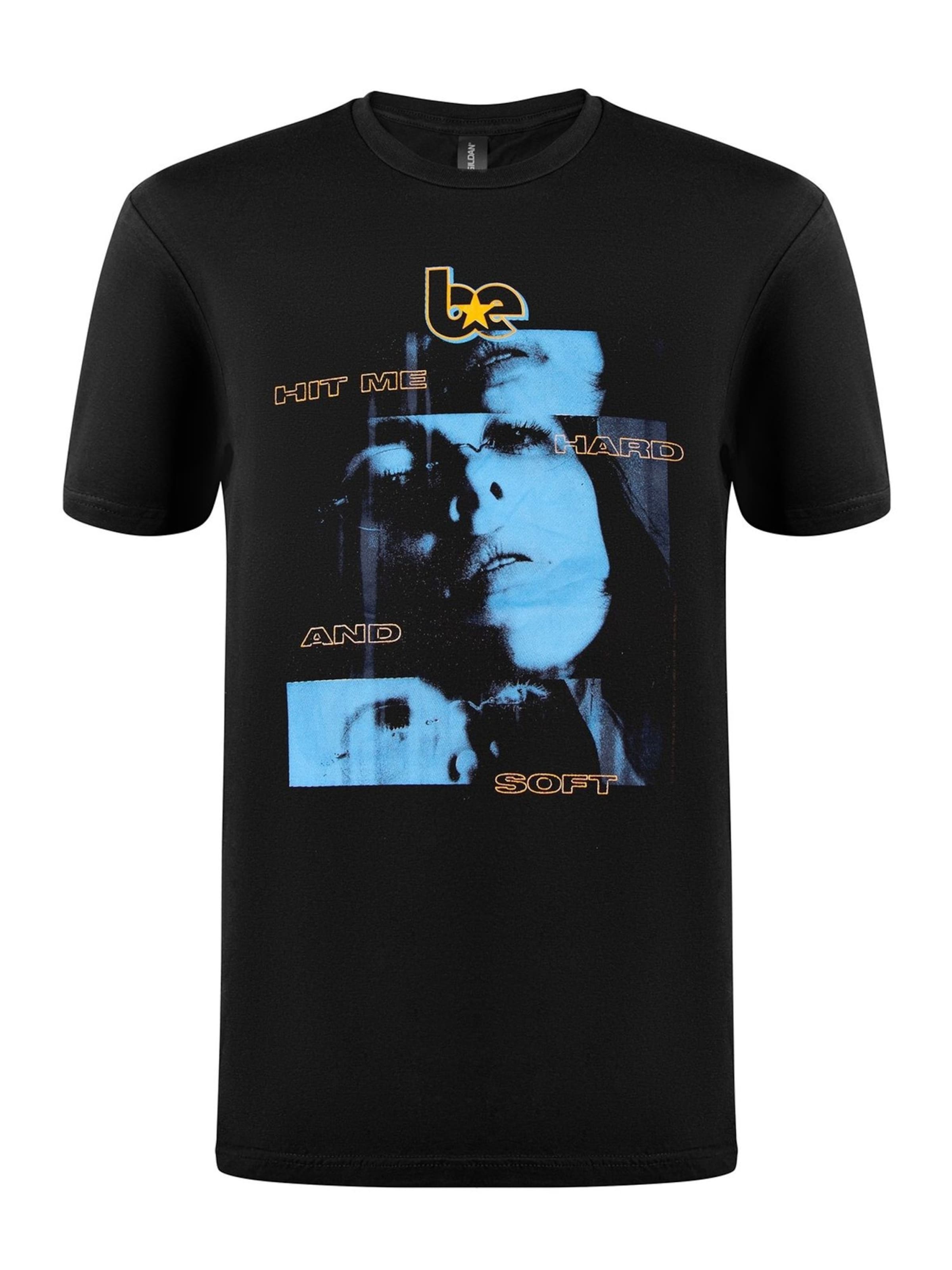 Rockshirts Shirt 'Billie Eilish Hit Me Hard And Soft' in Black: front