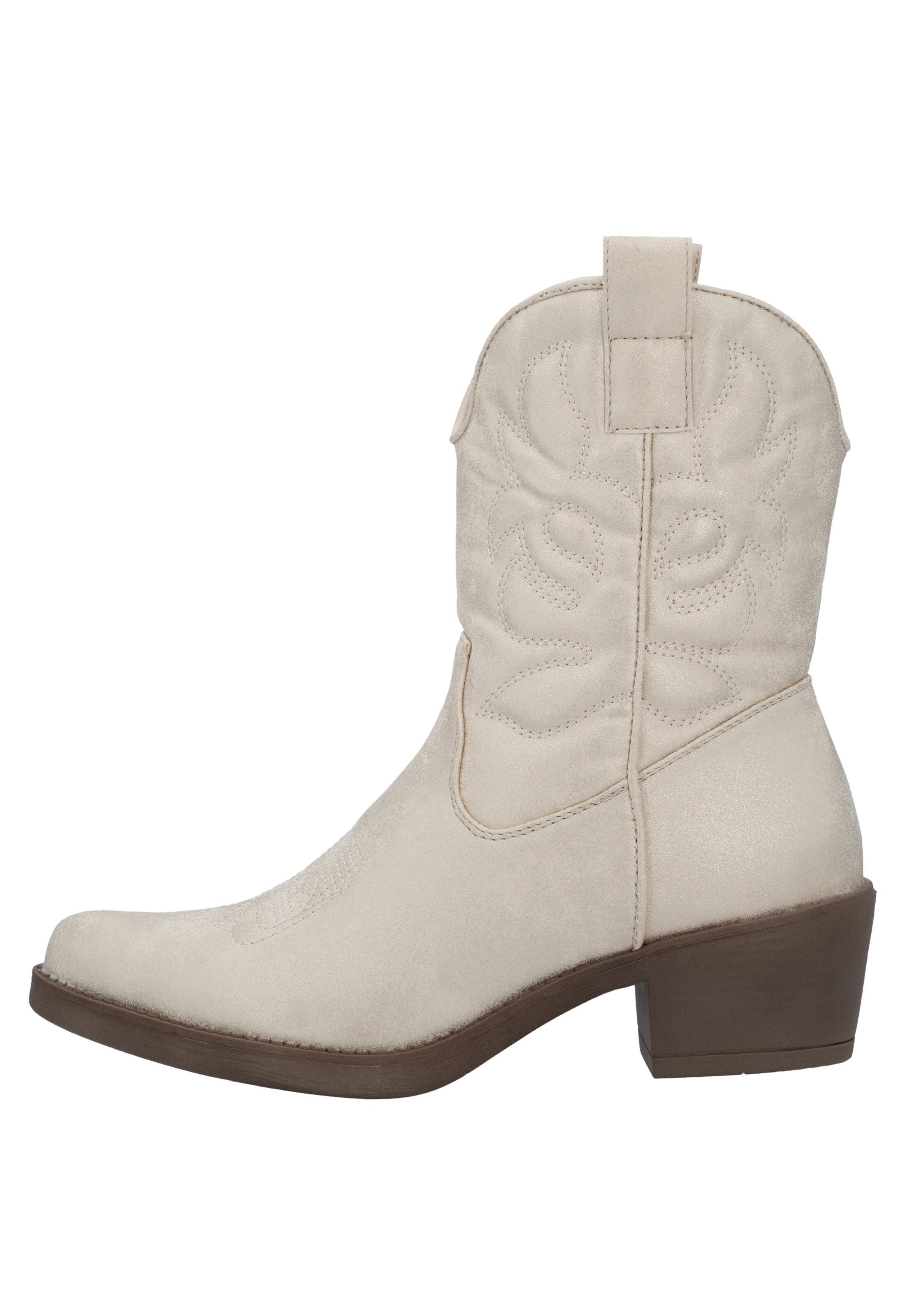 Stivale da cowboy di Elara in bianco