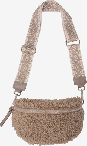 Seasons of April Gürteltasche 'Curly' in Braun: Vorderseite