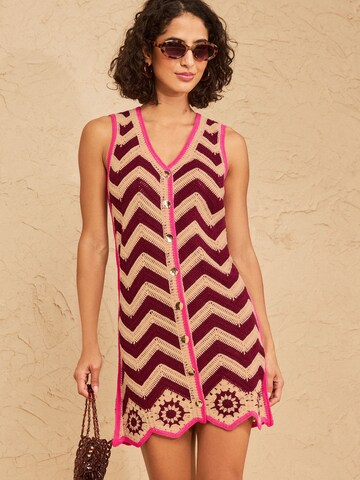 Abito in maglia di love & roses in beige