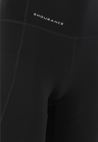 ENDURANCE Skinny Workout Pants 'Tathar' in Black