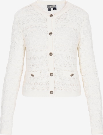 DreiMaster Vintage Вязаная кофта 'Vintage' в Белый: спереди