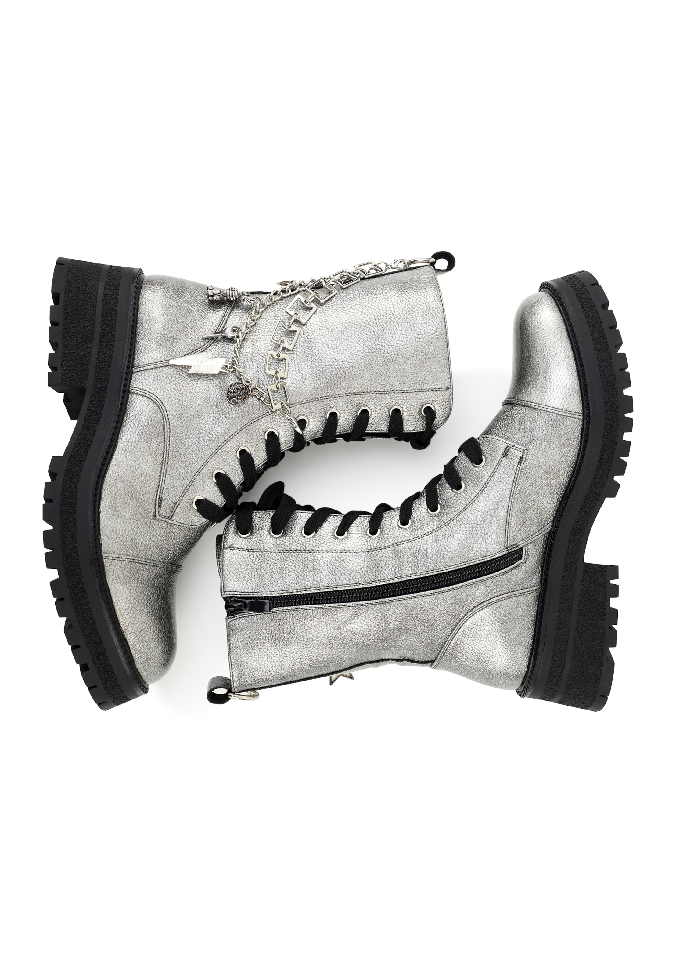 Findlay Schnürstiefel 'JAXX' in Silber