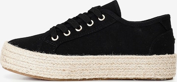 Chaussure à lacets CAFè NOIR en noir : devant