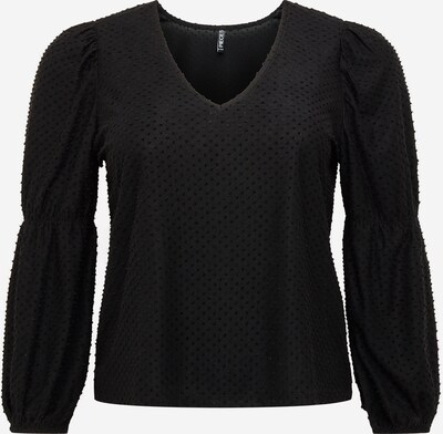 PIECES (Curve) Shirt 'GERALDINE' in de kleur Zwart, Productweergave