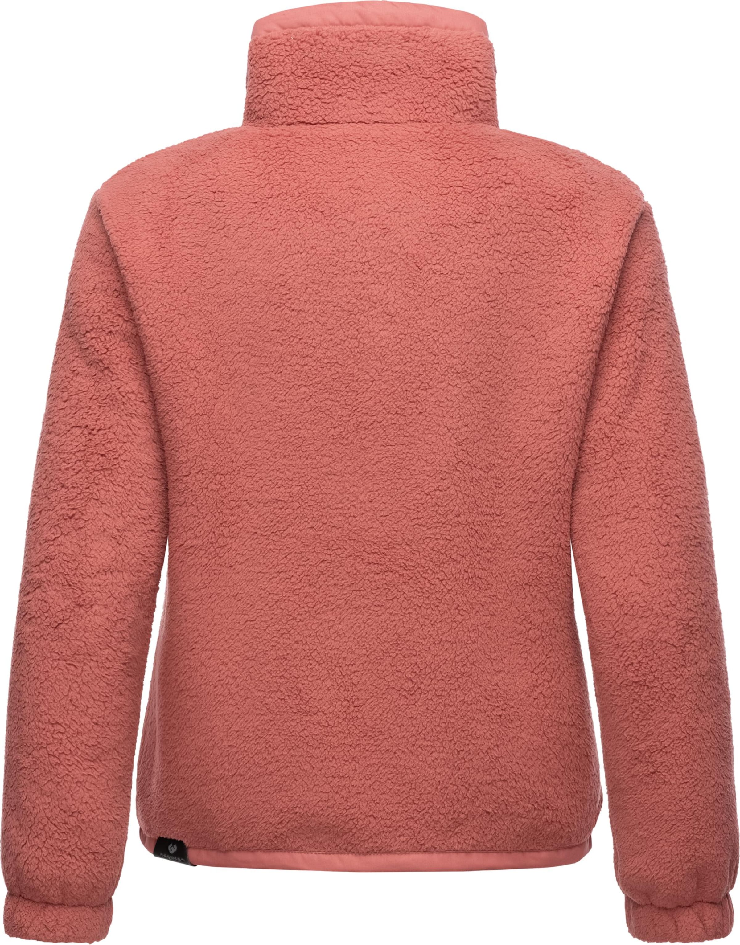 Ragwear Fleece Jacket 'Nordicka' in Pink