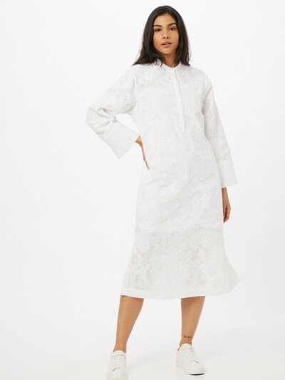 Rochie tip bluză 'Jute' Samsoe Samsoe pe offwhite, Vizualizare model