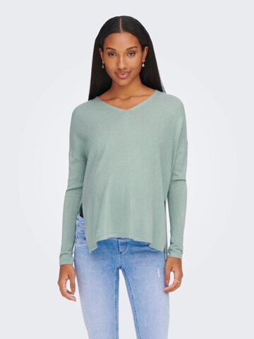 Only Maternity Pullover 'Amalia' i blå: forside