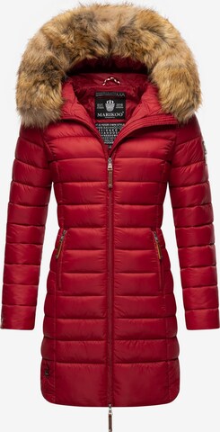 Manteau d’hiver 'Rose' MARIKOO en rouge : devant