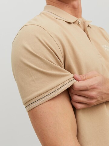 JACK & JONES Poloshirt 'Archie' in Beige