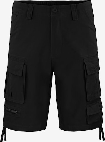 Regular Pantalon outdoor 'Atacama' normani en noir : devant