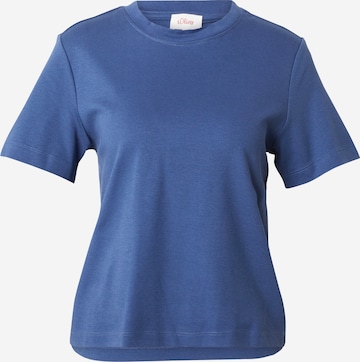 s.Oliver Shirt in Blauw: voorkant