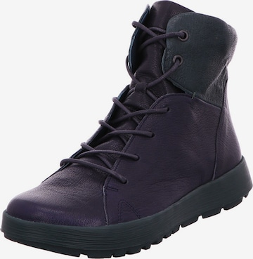 THINK! Lace-Up Ankle Boots in Blue: front