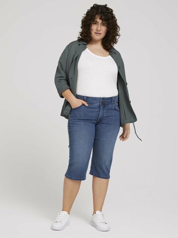 Tom Tailor Women + Slimfit Jeans in Blau