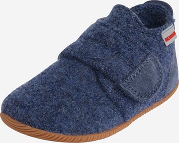 GIESSWEIN - Pantufa 'Oberstaufen' em azul: frente