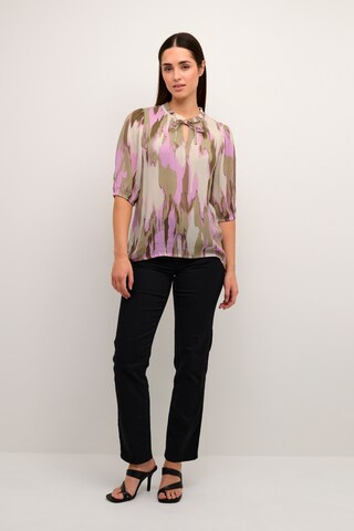 Kaffe Bluse 'Fleur' i lilla