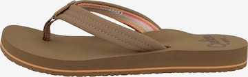 REEF T-Bar Sandals 'Cushion Breeze' in Brown