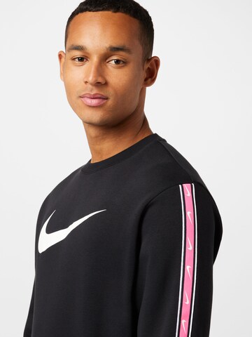Bluză de molton de la Nike Sportswear pe negru