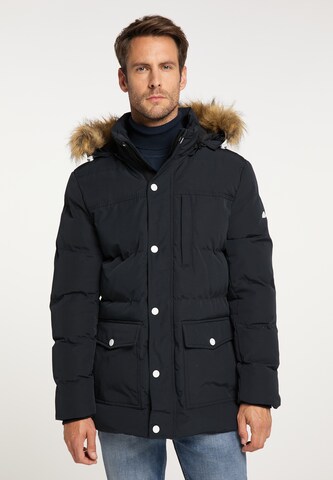 ICEBOUND Winterparka in Zwart: voorkant