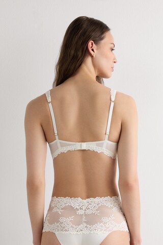 INTIMISSIMI Balconette Bra 'Pretty Flowers Elena' in White