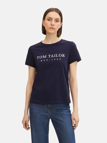 TOM TAILOR Shirt in Blue: front