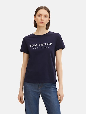 TOM TAILOR Μπλουζάκι σε μπλε: μπροστά