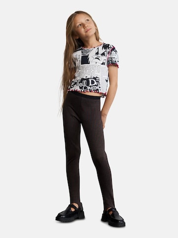Skinny Leggings de la Desigual pe negru