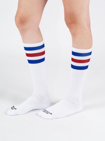 Chaussettes montantes 'American Pride' American Socks en blanc
