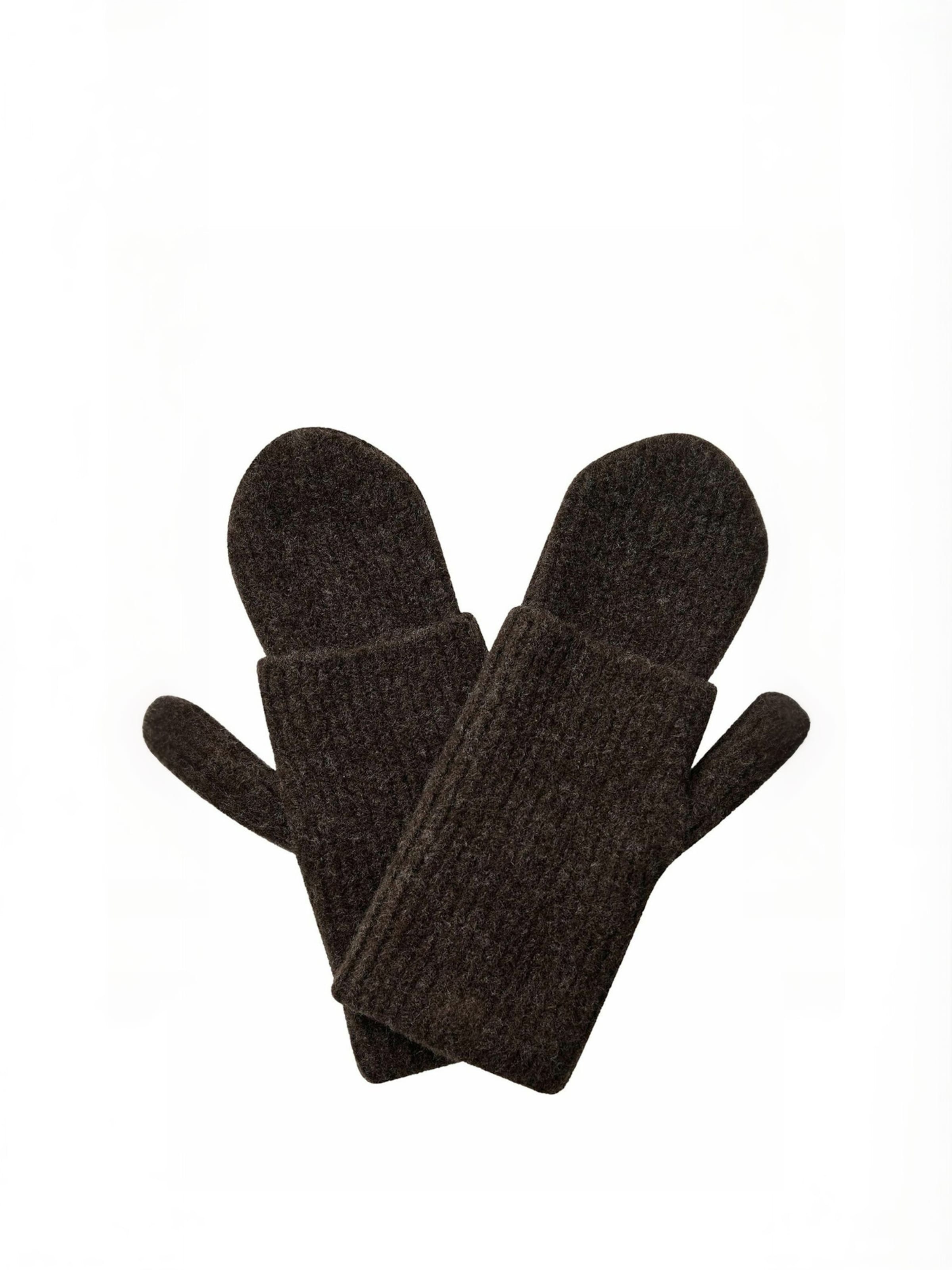 Copenhagen Cartel Mittens ' Attract ' in Brown: front