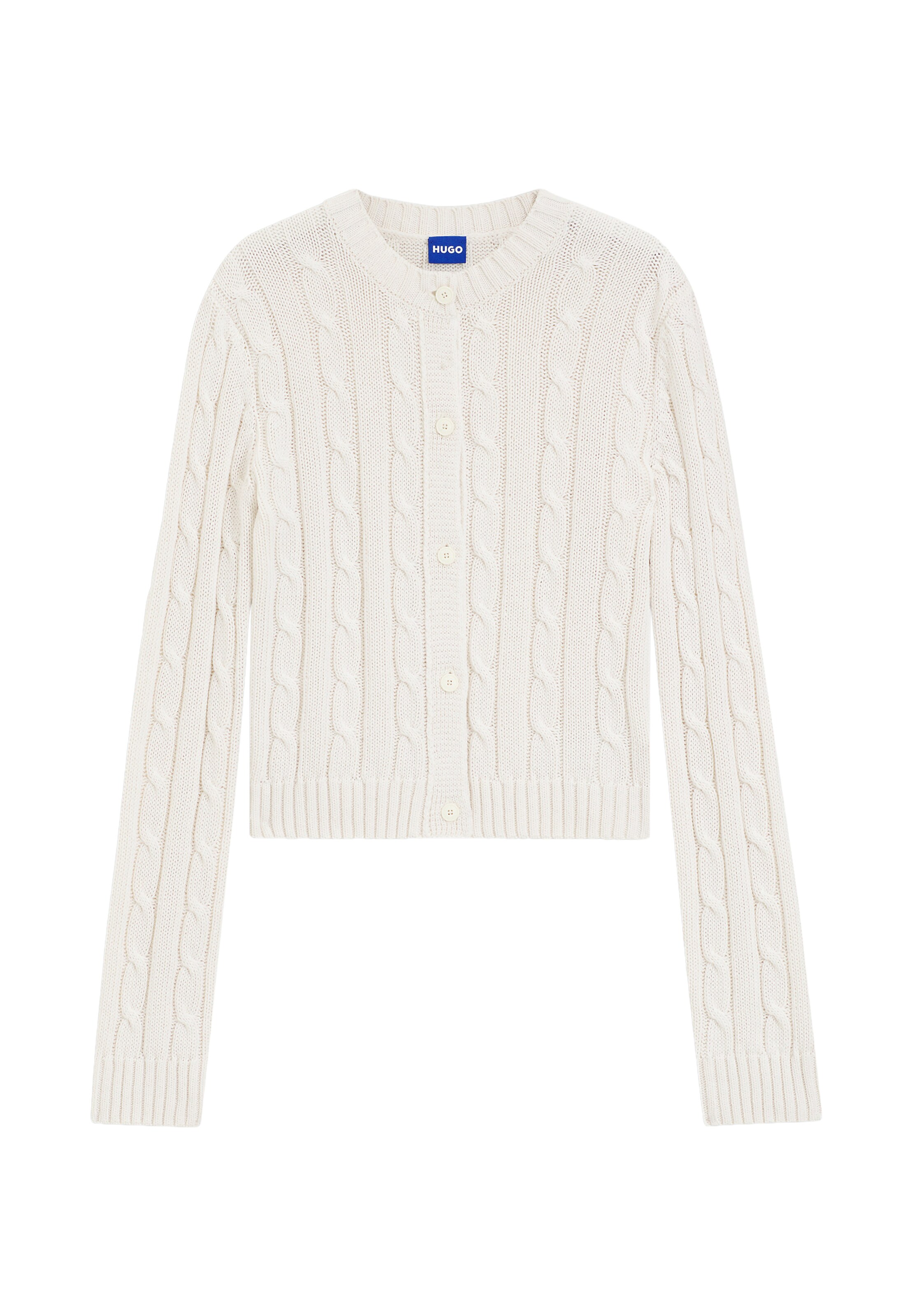 HUGO Cardigan 'Sbradina' i hvid: forside