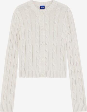 HUGO Cardigan 'Sbradina' i hvid: forside