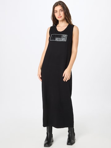 Love Moschino Kleid in Black: front