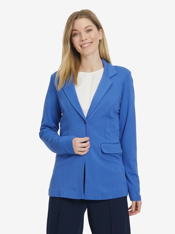 Cartoon Blazer in Blue: front