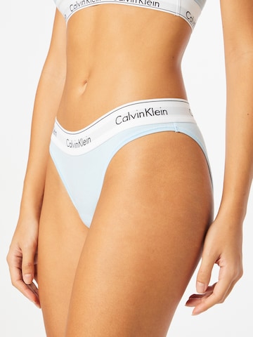 Calvin Klein Underwear Трусы-слипы в Синий: спереди
