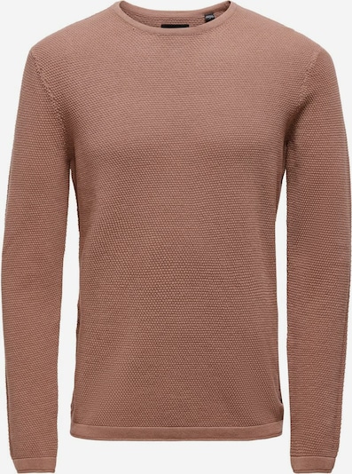 Only & Sons Sweater in beige / light brown / light red, Item view
