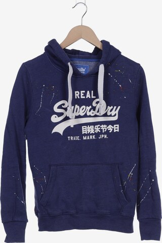 Superdry Kapuzenpullover XL in Blau: predná strana