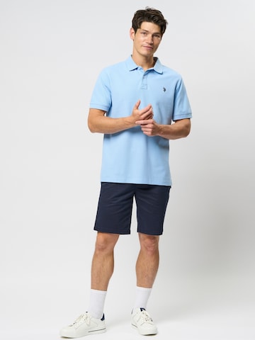 U.S. POLO ASSN. Overhemd 'Alfred' in Blauw