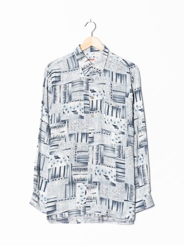 JUPITER Button Up Shirt in L-XL in Blue: front