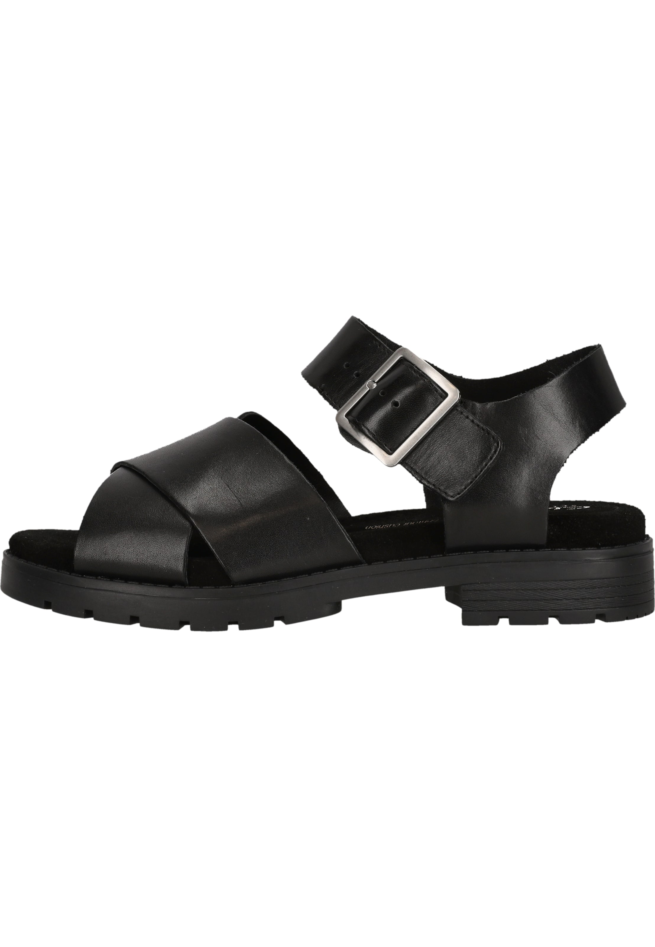 CLARKS Strap sandal 'Orinoco' in Black: front
