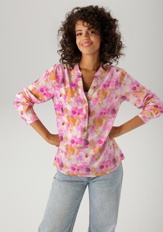Aniston CASUAL Blouse in Pink: front