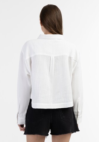 DreiMaster Vintage Bluse in Weiß