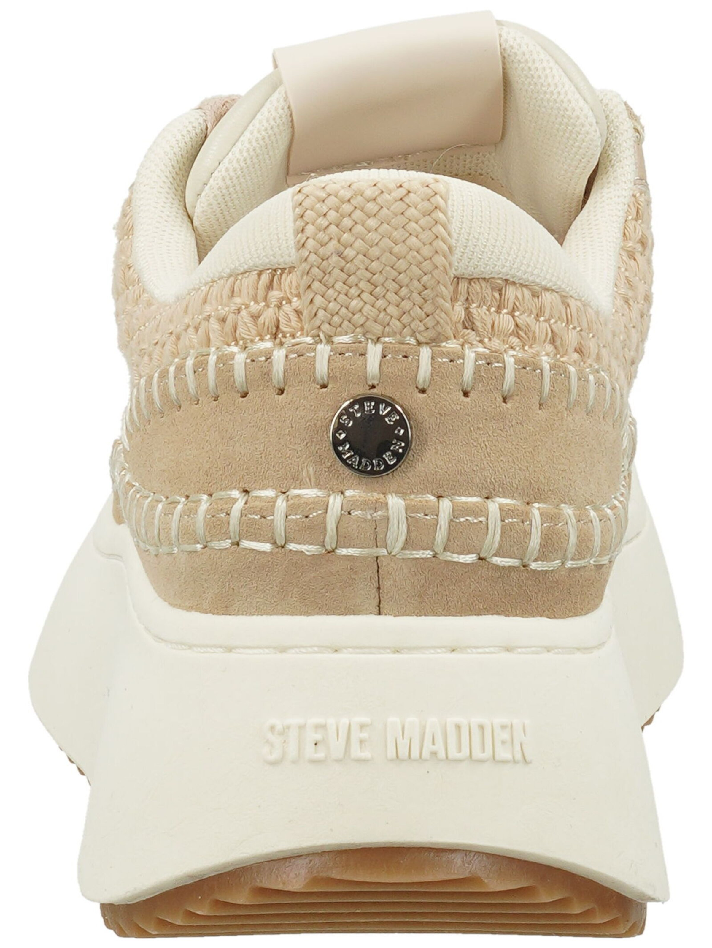 STEVE MADDEN Platform trainers in Beige
