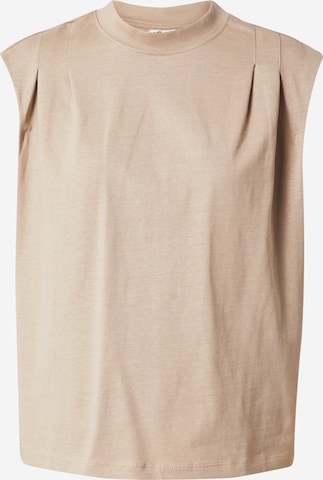 T-shirt Urban Classics en beige : devant