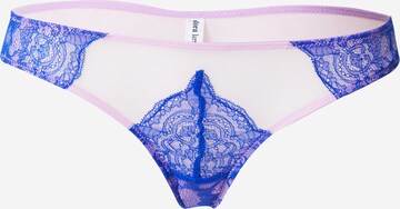 Dora Larsen Thong 'CAMERON' in Blue: front