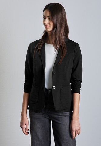STREET ONE Basic Blazer in Schwarz: Vorderseite