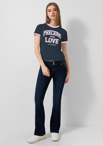 mėlyna QS Marškinėliai