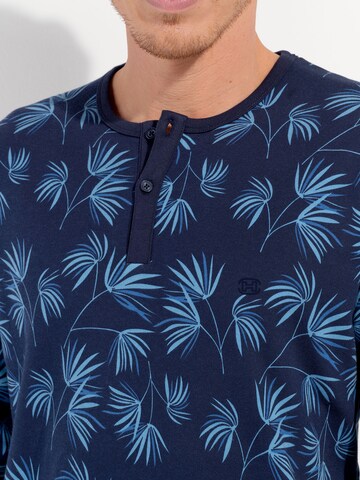 HOM Pyjama lang ' Rodrigo ' in Blauw